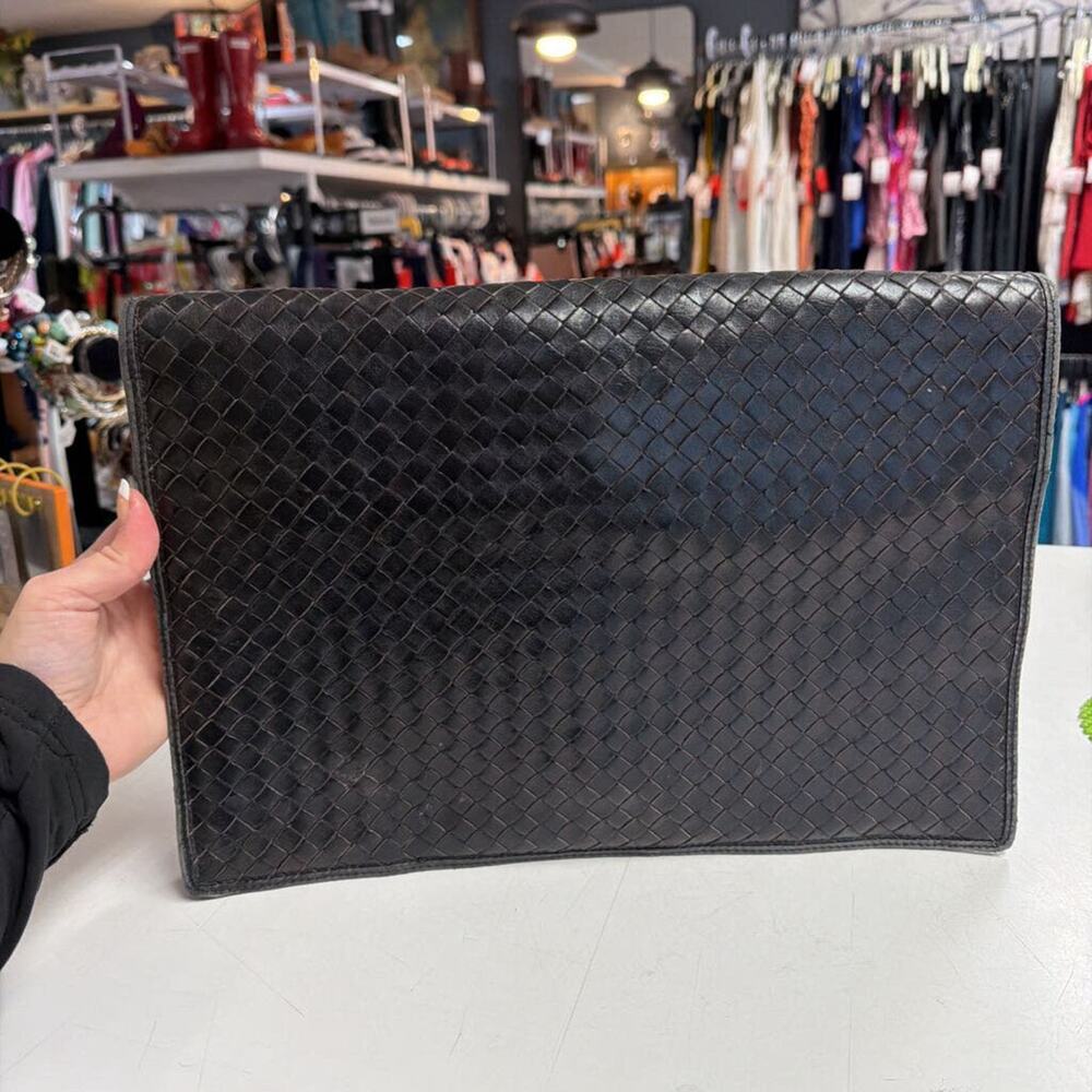 Bottega Veneta Vintage Leather Document Case